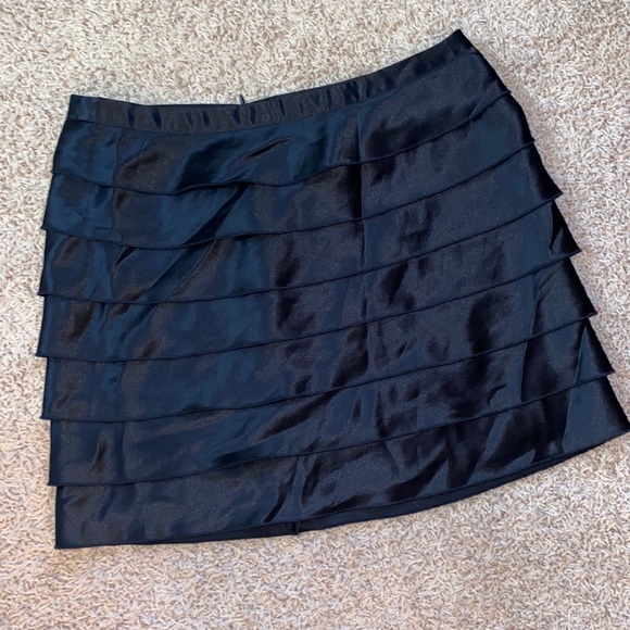 Express Dresses & Skirts - Express Satin Ruffle Skirt